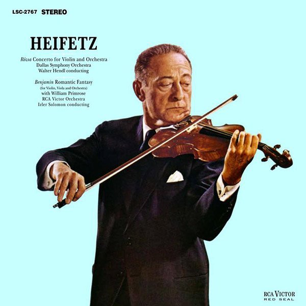 Rozsa: Concerto For Violin And Orchestra / Benjamin: Romantic Fantasy